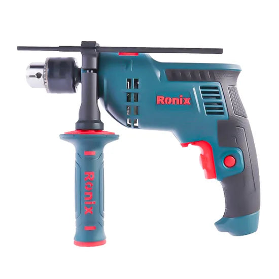 Ronix RS-0006 52 PCS Home Impact Drill Kits Toolbox Storage Case Household Tool Kit Home Electric Power Drill Set