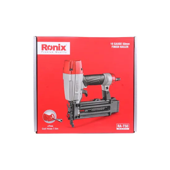 Ronix Ra-T50 Finish Nailer Professional Pneumatic Narrow Crown Mini Stapler Air Stapler Gun