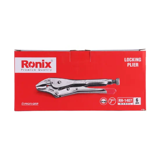 Ronix Rh-1407 7" Straight Long Jaw Lock Wrench Pliers Locking Clamp Pliers
