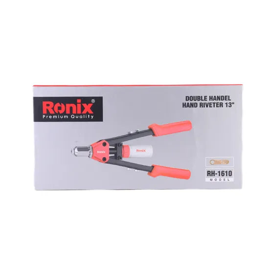 Ronix Rh-1610 Double Handdel Hand Riveter 13inch Aluminium Alloy Manual Riveting Gun Tool Nut Gun Hand Riveter