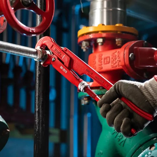 Ronix Rh-2515 Pipe Wrench 1.5 Inch 550nm Heavy Duty Pipe Wrench High Quality Hand Tool Steel