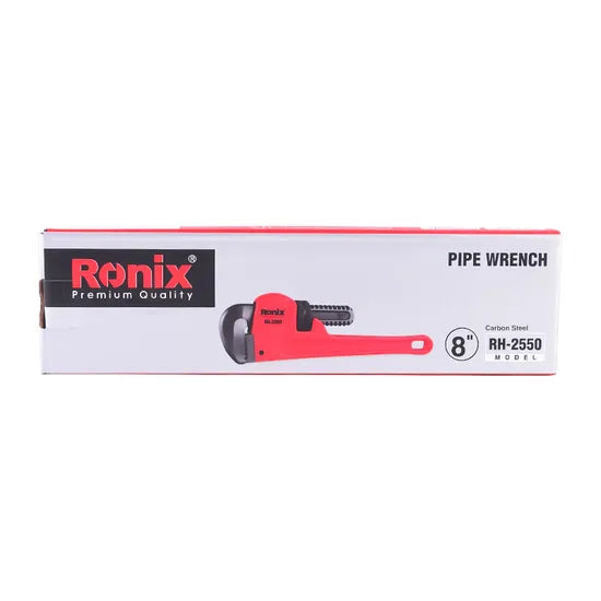 Ronix Rh-2550~Rh-2556pipe Wrench 8/10/12/14/18/24/36" Heavy Duty Aluminum Steel Straight Telescopic Pipe Stainless Steel Adjustable Wrench