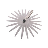Ronix Rh-2698 Feeler Gauge 20 PCS High Precision 0.05-1.00mm Feeler Gages 20 Blades Gap Gauge Flexible Taper Gauge