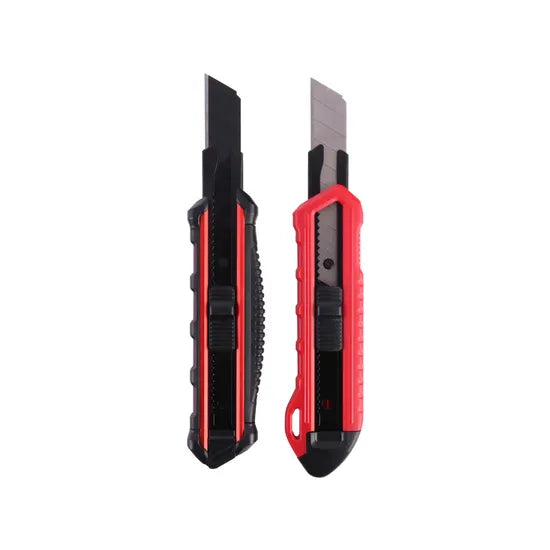 Ronix Rh-3007-08 ABS Utility Knife 18mm Sk5 Blacken Blade Hand Tools Retractable Office Home Paper Box Knife Cutter