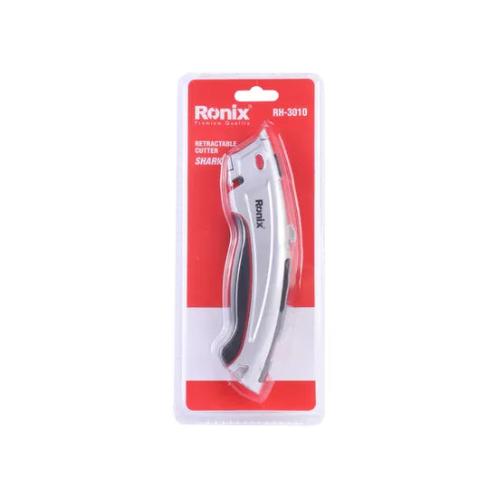 Ronix Rh-3010 General Purpose Utility Knife Multi Utility Knife Cutter for Industrial Use with 3 Extra Blade