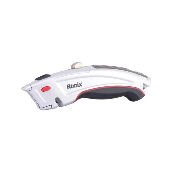 Ronix Rh-3010 General Purpose Utility Knife Multi Utility Knife Cutter for Industrial Use with 3 Extra Blade