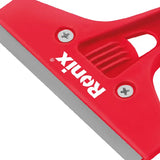 Ronix Rh-3052 Stainless Steel Scraper 200mm High Quality Promotion Stainless Steel for Cleaning with Rubber Handle