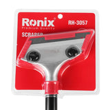 Ronix Rh-3057 900mm Scraper Cleaning Safety Knife Stainless Steel Scraper for Cleaning with Rubber Handle