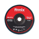Ronix Rh-3770~Rh-3776 Grinding Disc 115mm~180mm Silicon Carbide Abrasive Tools Mesh Cover Flexible Flap Disc Grinding Wheel