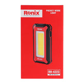 Ronix Rh-4223 Working Light 8W 1000L Mrechargeable Camping Light Cordless Spot Light Power Outdoor Wall Spotlight