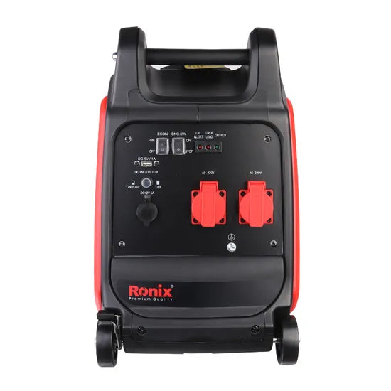 Ronix Rh-4794 Gasoline Inverter Generator 2600W Generator Leafy Portable Silent Generator Home Use