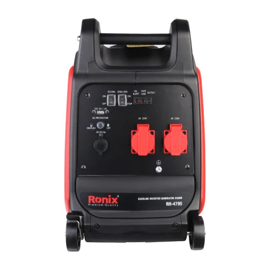 RONIX Ronix Rh-4795 Gasoline Inverter Generator 3500W 220V Generator Leafy Portable Silent Generator Home Use