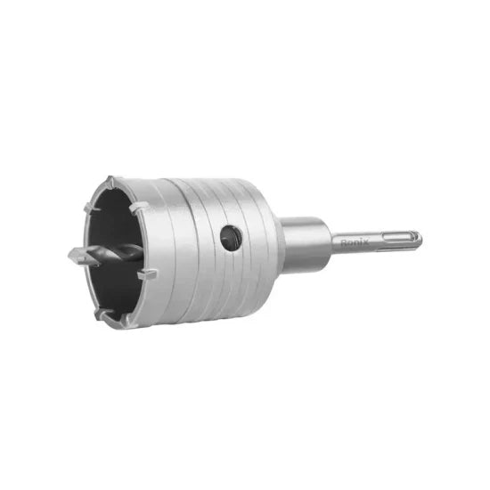 Ronix Rh-5042~Rh-5244 Hole Core Bit 50/60/80mm Concrete Hole Saw Hollow Tct Core Drill Bit for Concrete Wall Brick Block