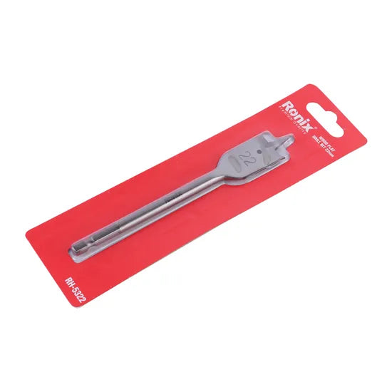Ronix Rh-5320/Rh-5322 Flat Wood Bit 20mm/22mm Screw Tip Wood Quick Shank Spade Drill Bit for Wood Working