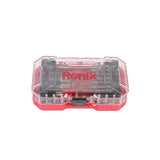 Ronix Rh-5453 18 PCS Multifunction Drill Bit Set for Wood Metal and Concrete Power Tools Kit Socket Drill Bits Set