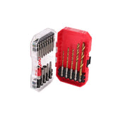 Ronix Rh-5453 18 PCS Multifunction Drill Bit Set for Wood Metal and Concrete Power Tools Kit Socket Drill Bits Set