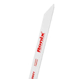 Ronix Rh-5621 Reciprocating Saw Blades 18tpi for Iron Metal Cutting Hot Sale Bi-Metal Blades Metal Cast Iron Cutting