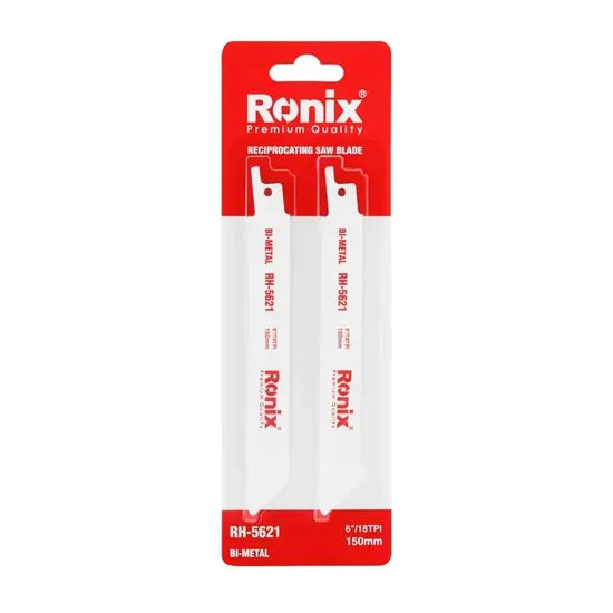 Ronix Rh-5621 Reciprocating Saw Blades 18tpi for Iron Metal Cutting Hot Sale Bi-Metal Blades Metal Cast Iron Cutting