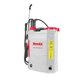 Ronix Rh-6020 Sprayer 26W 20L Pressure Pump 12V 8ah Battery-Operated Sprayer Rechargeable 2 in 1 Electric Backpack Sprayer