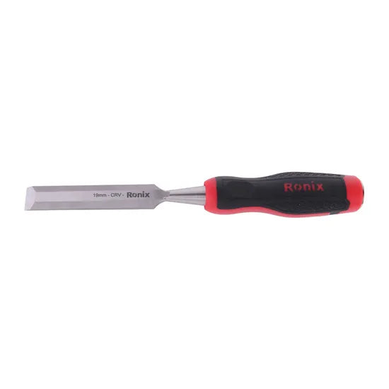 Ronix Rh-7130 Wood Chisel 4PCS Sets 25/19/12/6mm Woodworking 60CRV TPR Carving Tools 4PCS Wood Chisel Sets
