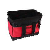 Ronix Rh-9141 Tool Bag with 14 Compartments 16 Inch Heavy Duty Waterproof Gate Mouth Large Compartment Electrician Tool Bag Waist Tool Belt Bag