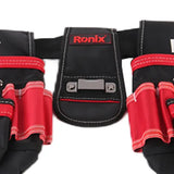 Ronix Rh-9146 Tool Bag with 24 Compartments Durable Large Compartment Electrician Tool Bag Heavy Duty Electrical Electricians Garden Tool Bag