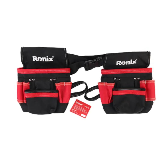 Ronix Rh-9146 Tool Bag with 24 Compartments Durable Large Compartment Electrician Tool Bag Heavy Duty Electrical Electricians Garden Tool Bag