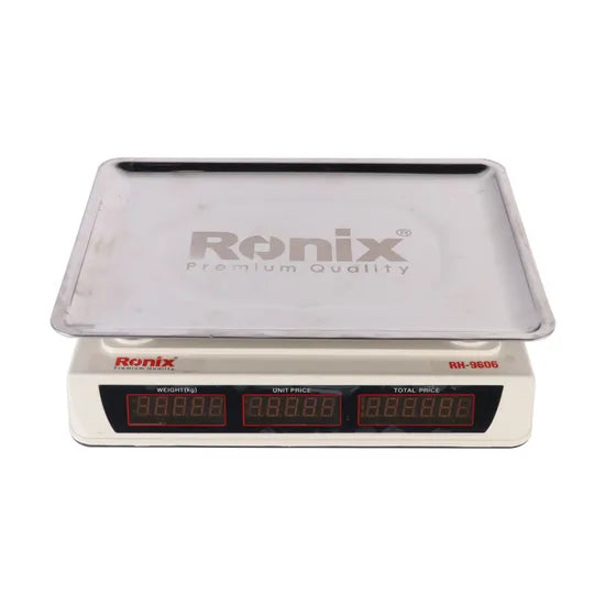 Ronix Rh-9606 Electronic Scale Commercial Electronic Digital Weight Digital LCD Kitchen Food Weighing Scale