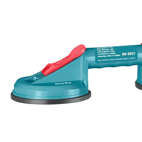 Ronix Rh-9931 Double Cup Rubber Sucker Vacuum Glass Suction Lifter