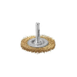 Ronix Rh-9939 Wire Brush Set Crimped Shaft Mounted Wheel Brushes Rotary Steel Wire Brush for Angle Grinder Industry Clean and Polish Metal Surface