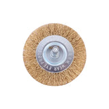 Ronix Rh-9939 Wire Brush Set Crimped Shaft Mounted Wheel Brushes Rotary Steel Wire Brush for Angle Grinder Industry Clean and Polish Metal Surface
