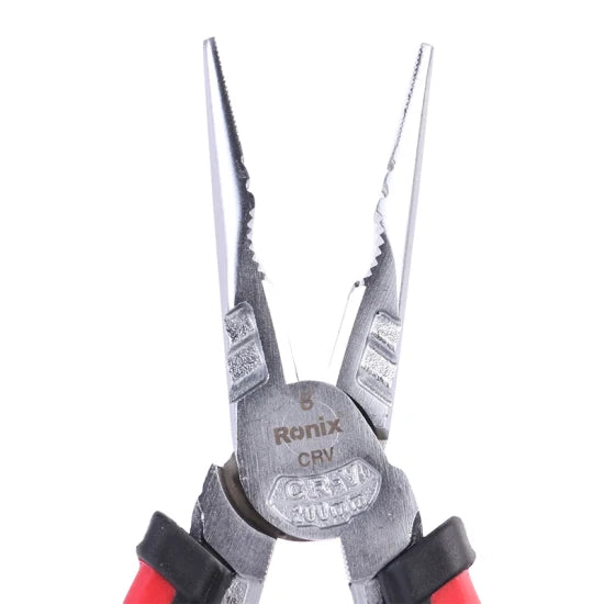 Ronix in Stock Rh-1393 Hand Tools 8 Inch Multi Purpose Carbon Steel Diagonal Cutting Plier Multi-Function Long Nose Scissors