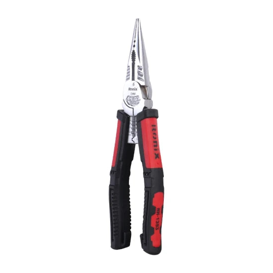 Ronix in Stock Rh-1393 Hand Tools 8 Inch Multi Purpose Carbon Steel Diagonal Cutting Plier Multi-Function Long Nose Scissors