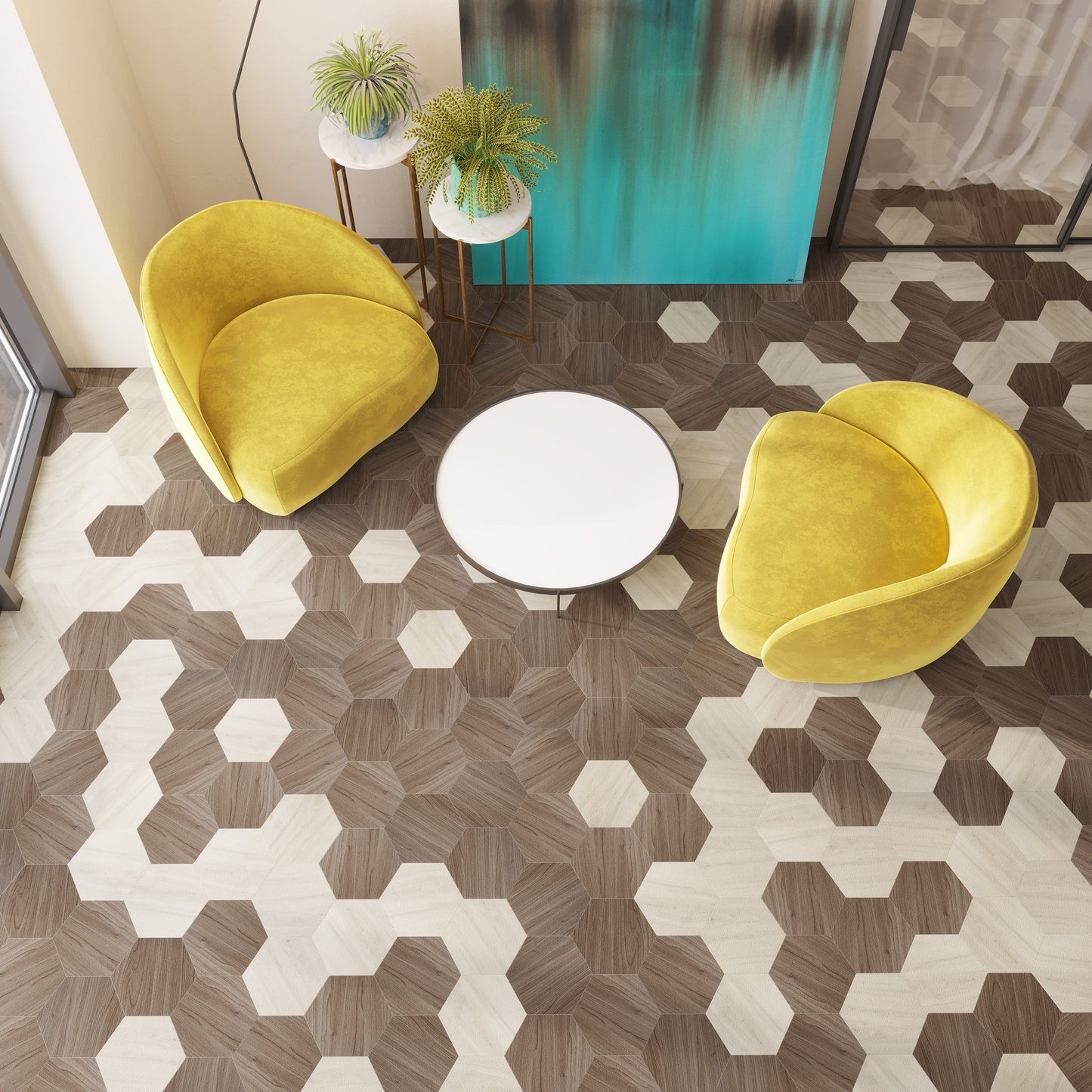 Lucida USA MosaiCore Balsam Poplar 9-in x 9-in Waterproof Luxury Flooring (12.25-sq ft)