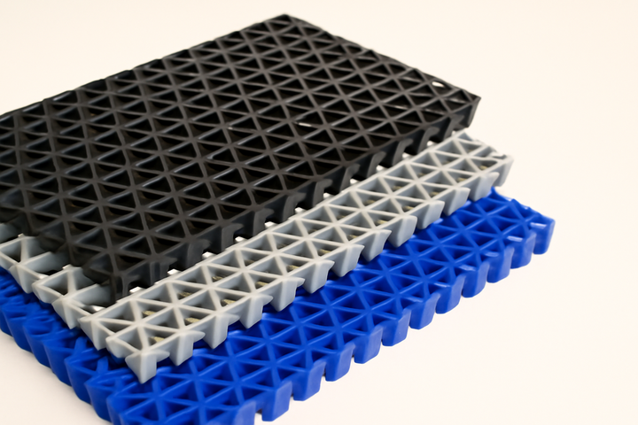 Rubber-Cal 48-in W x 600-in L x 0.1875-in T Flexible PVC Gym Floor Roll (200-sq ft)
