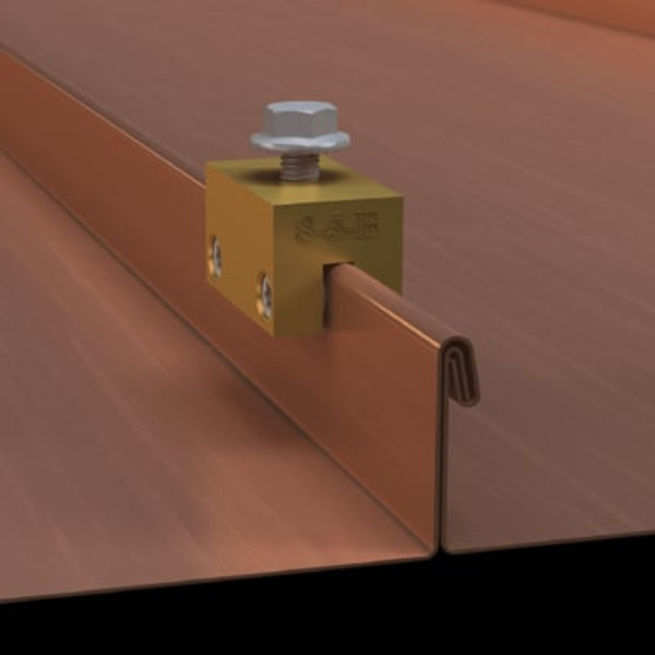 S-5-B SF Brass Metal Roof Clamps image 2
