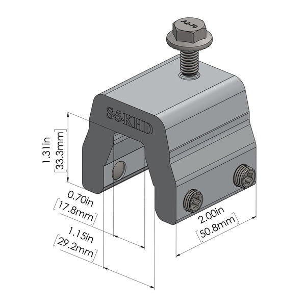 S-5-KHD Metal Roof Clamps image 2