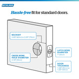 Schlage Camelot Encode Smart WiFi Deadbolt with Built‑In Alarm, Aged Bronze