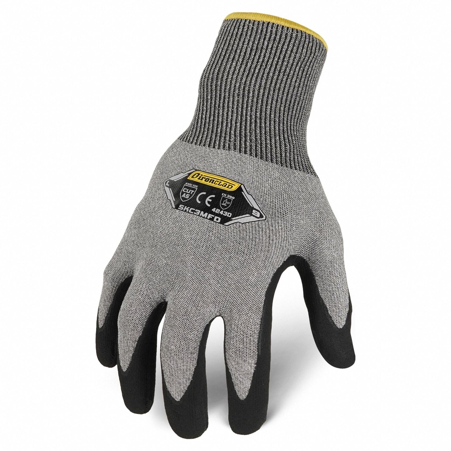 IRONCLAD COMMAND™ Foam Nitrile Knit Work Gloves, XL, Black
