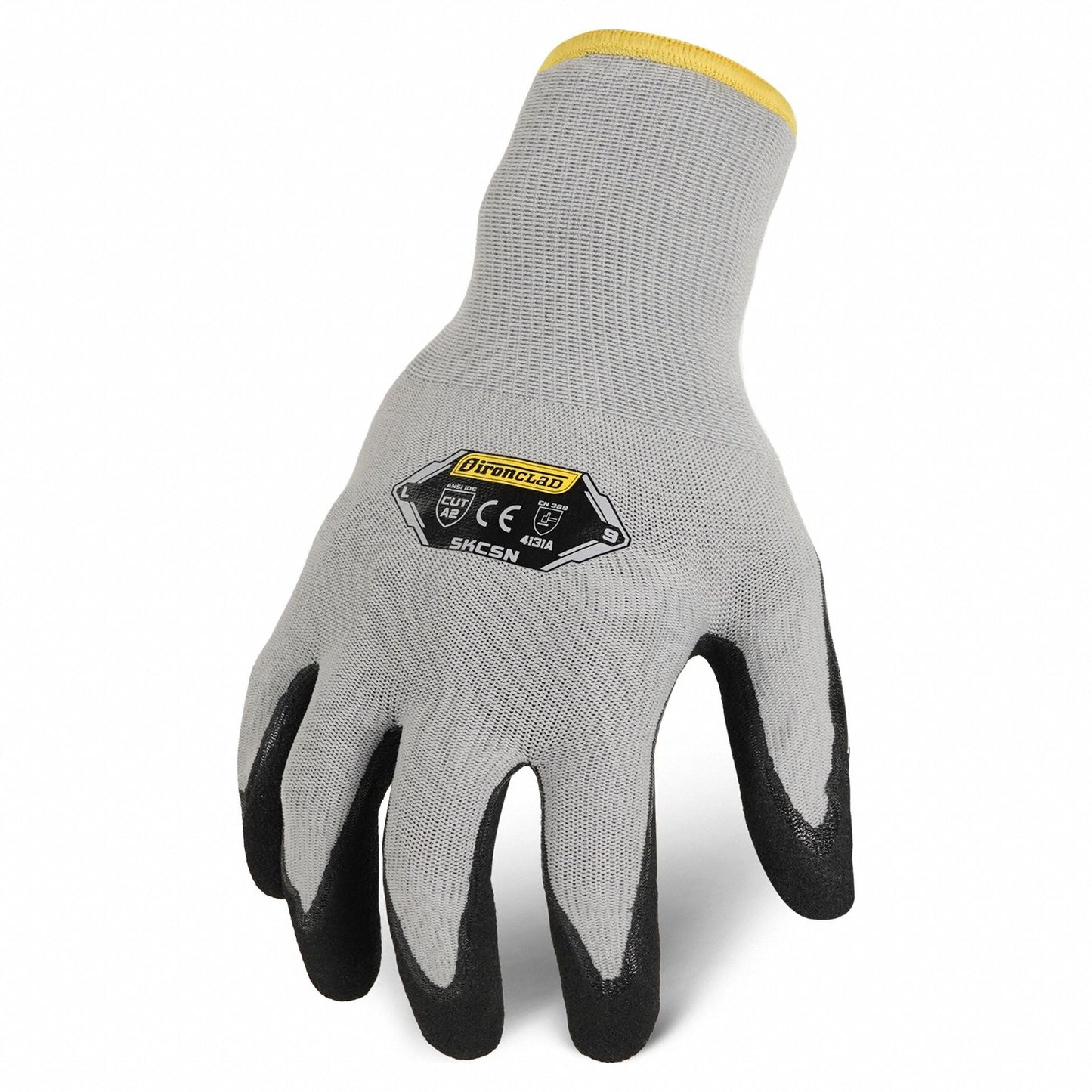 IRONCLAD Knit Work Glove 2XL - Nitrile Palm Dipped, ANSI Level 4