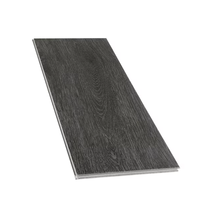 STAINMASTER PetProtect Obsidian Brown 20-mil x 7-in W x 48-in L Waterproof Interlocking Luxury Vinyl Plank Flooring
