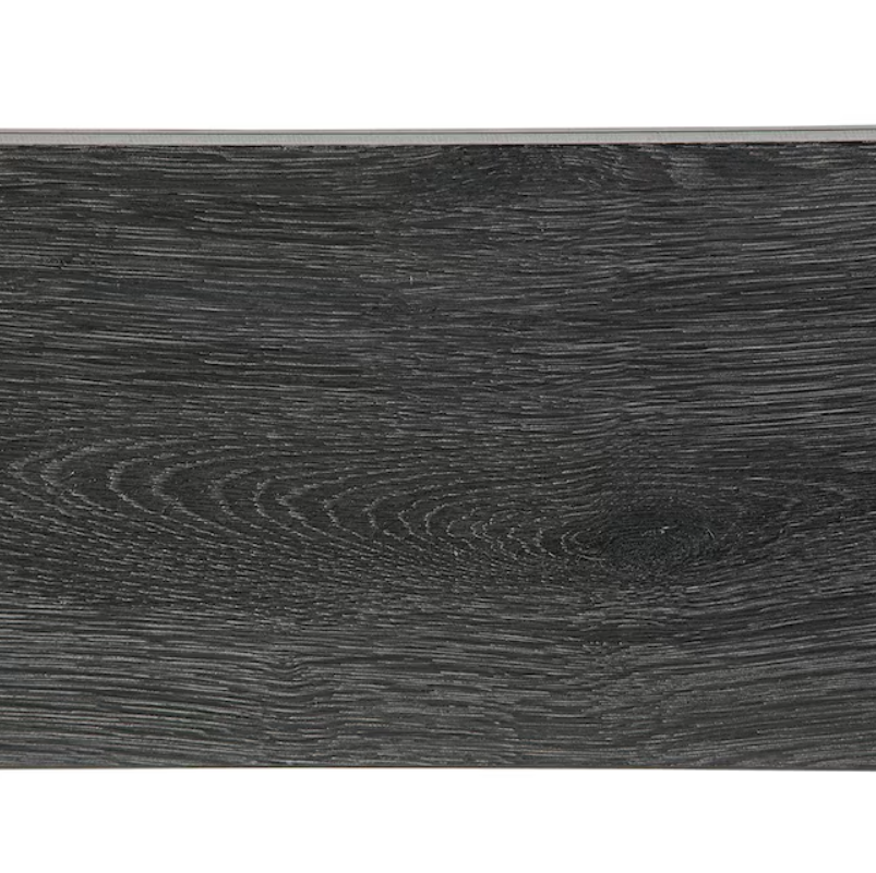 STAINMASTER PetProtect Sample – Obsidian Brown Oak Waterproof Wood-Look Interlocking Luxury Vinyl Plank, 20-mil Wear Layer