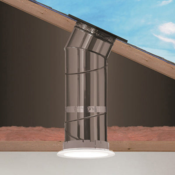 VELUX 14 in. Flat Glass Rigid Sun Tunnel® Skylight with Low Profile Metal Flashing image 15