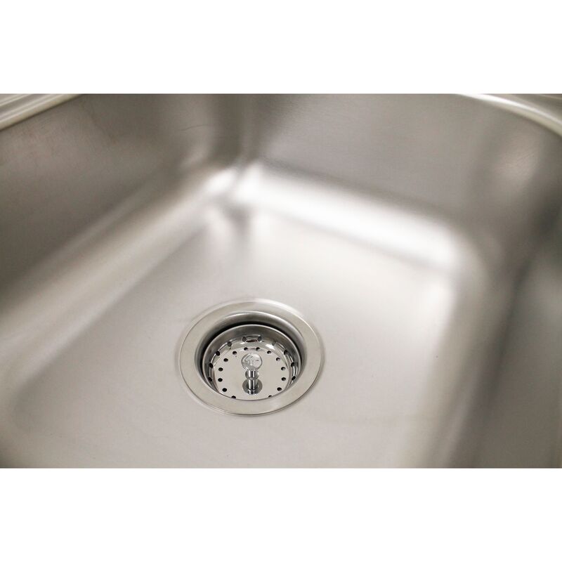 Keeney 3.5-in Stainless Steel Kitchen Sink Strainer with Basket, Rust-Resistant