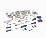 Kobalt 232-Piece Standard (SAE) and Metric Combination Polished Chrome Mechanics Tool Set