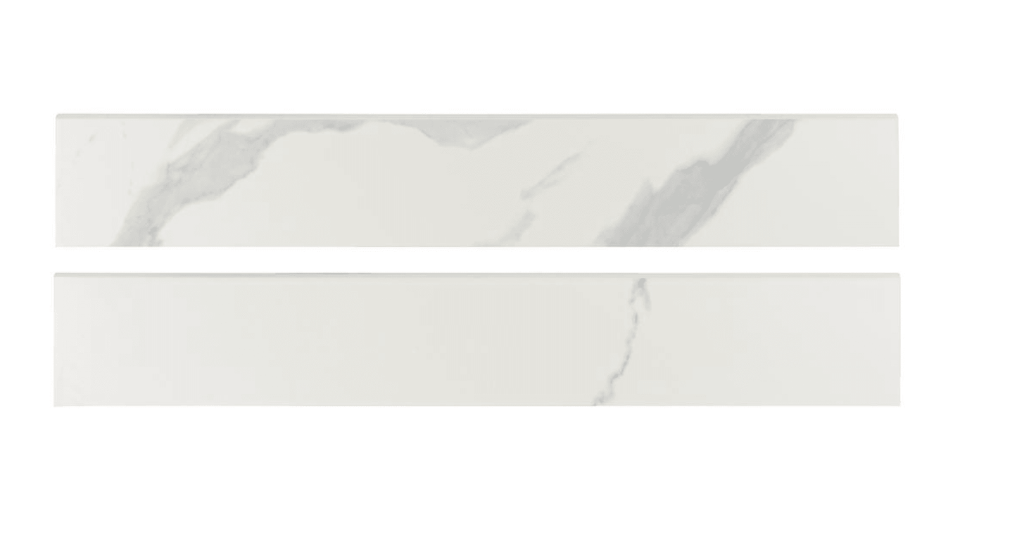 Eden Statuary Bullnose 4 in. x 24 in. Matte Porcelain Wall Tile (20 lin. ft. / case) - Super Arbor