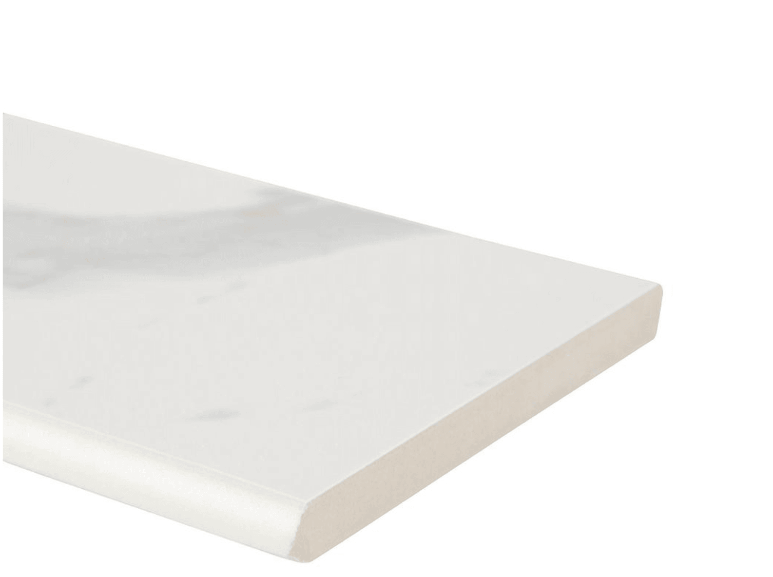 Eden Statuary Bullnose 4 in. x 24 in. Matte Porcelain Wall Tile (20 lin. ft. / case) - Super Arbor