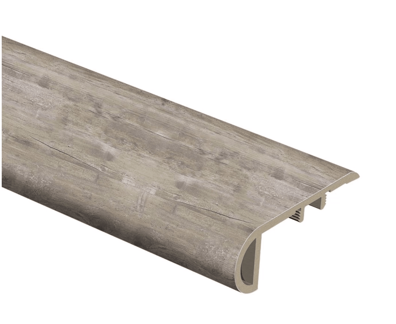 Zamma Lighthouse Oak 1 in. Thick x 2-1/2 in. Wide x 94 in. Length Vinyl Stair Nose Molding