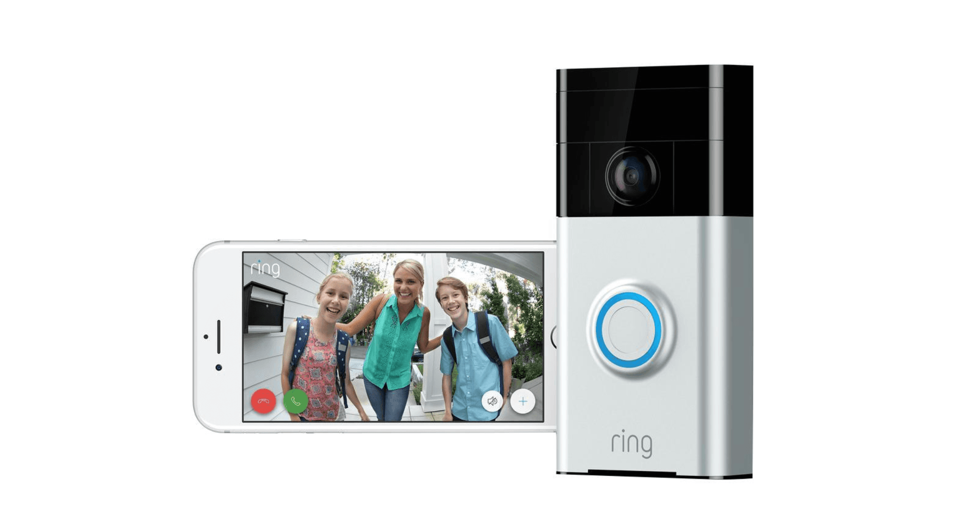 Ring 720p Wi-Fi Video Wired and Wireless Smart Door Bell Camera, Works with Alexa - Hardwarestore Delivery