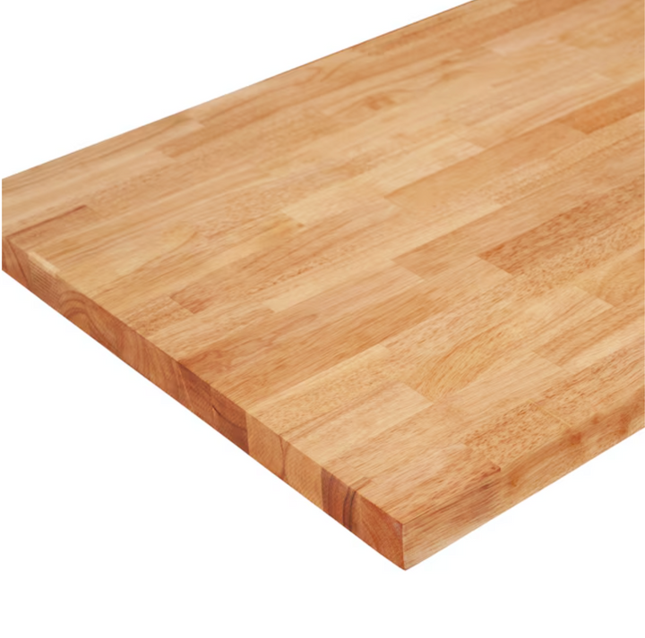 10-ft x 25-in x 1.75-in Unfinished Birch Butcher Block Countertop